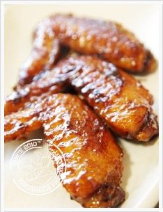 Sticky Caramel Chicken Wings